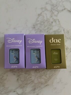 Pura Disney Elsa Replacement Fragrance & dae Prickly Pear Set - Lavender & Olive